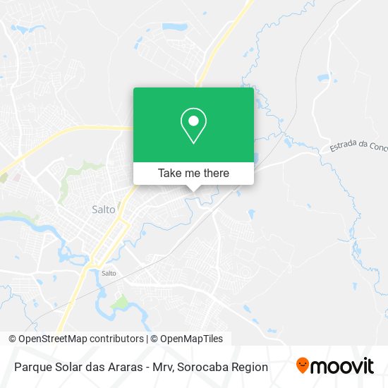 Mapa Parque Solar das Araras - Mrv