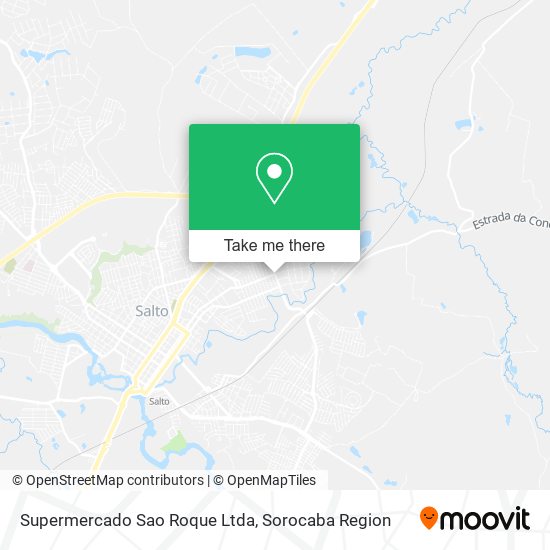 Mapa Supermercado Sao Roque Ltda