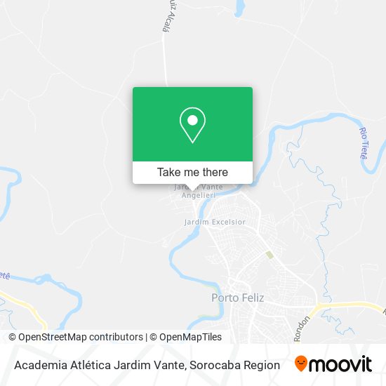 Academia Atlética Jardim Vante map