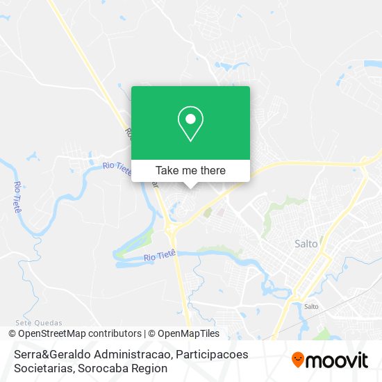 Mapa Serra&Geraldo Administracao, Participacoes Societarias