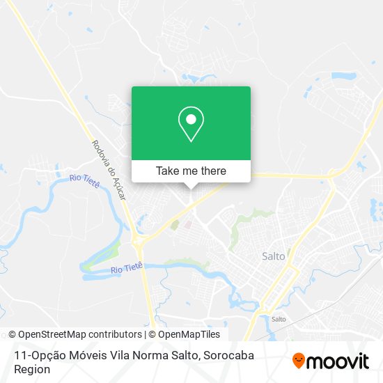 11-Opção Móveis Vila Norma Salto map