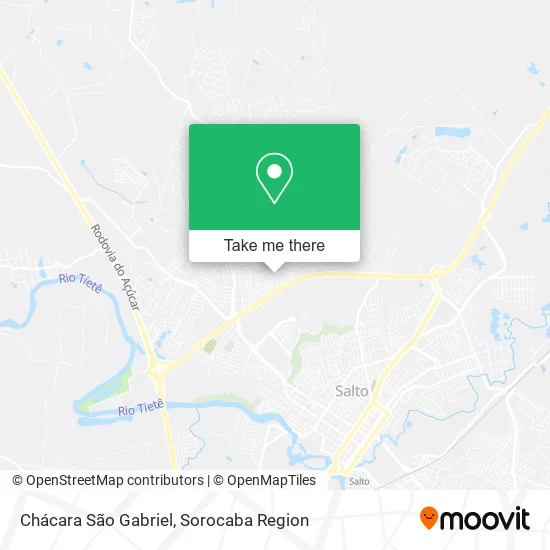 Chácara São Gabriel map