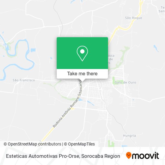 Esteticas Automotivas Pro-Orse map