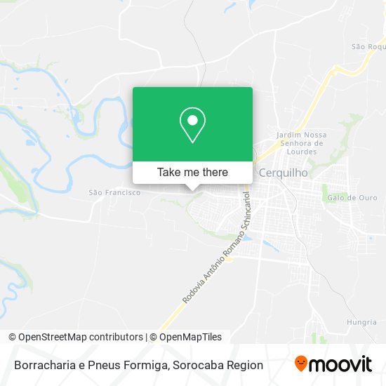 Borracharia e Pneus Formiga map