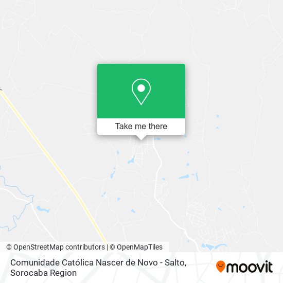 Comunidade Católica Nascer de Novo - Salto map