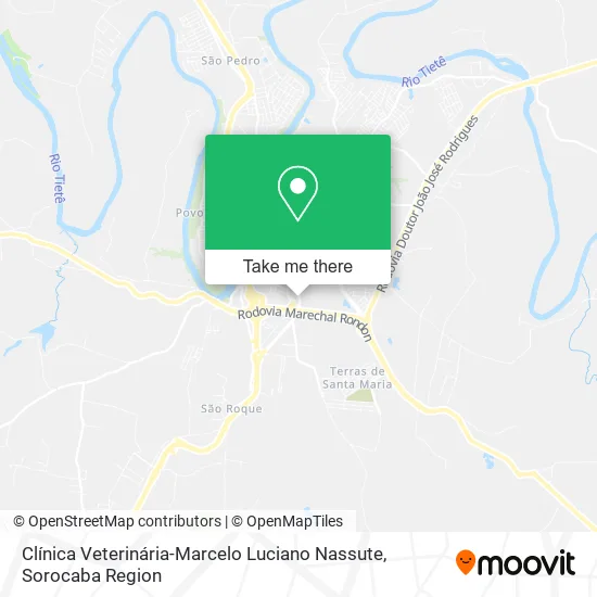 Clínica Veterinária-Marcelo Luciano Nassute map