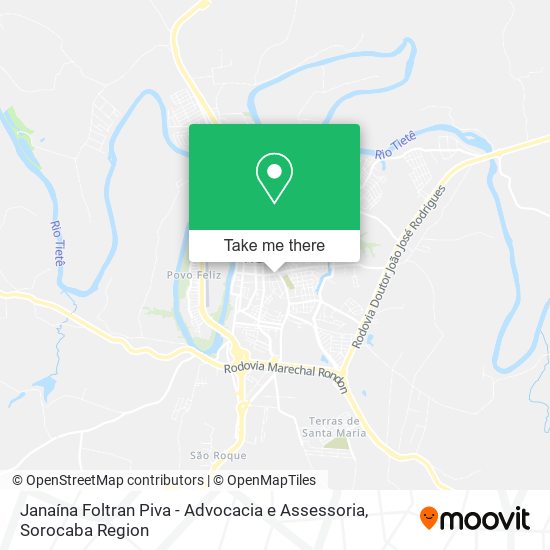 Janaína Foltran Piva - Advocacia e Assessoria map