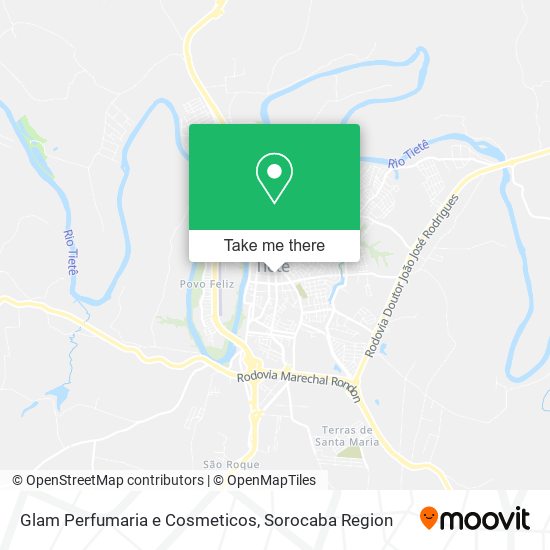 Glam Perfumaria e Cosmeticos map