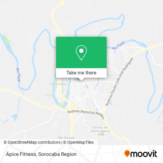 Mapa Ápice Fitness