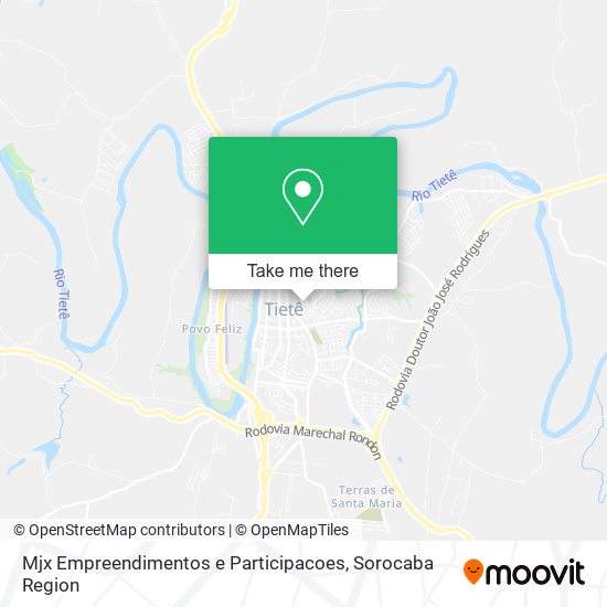 Mapa Mjx Empreendimentos e Participacoes