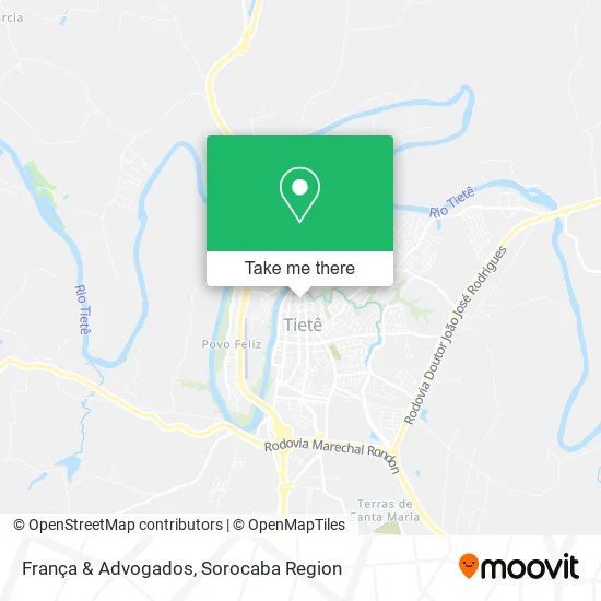 França & Advogados map