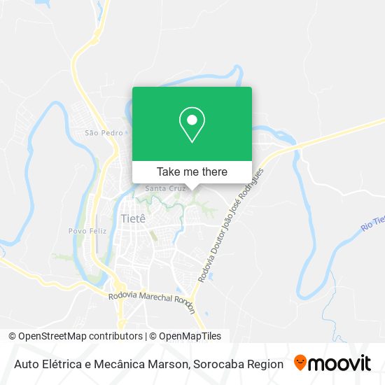 Auto Elétrica e Mecânica Marson map