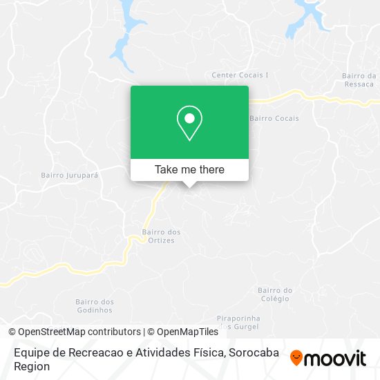 Equipe de Recreacao e Atividades Física map