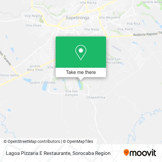 Lagoa Pizzaria E Restaurante map