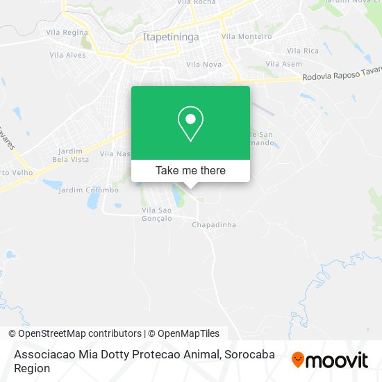 Associacao Mia Dotty Protecao Animal map