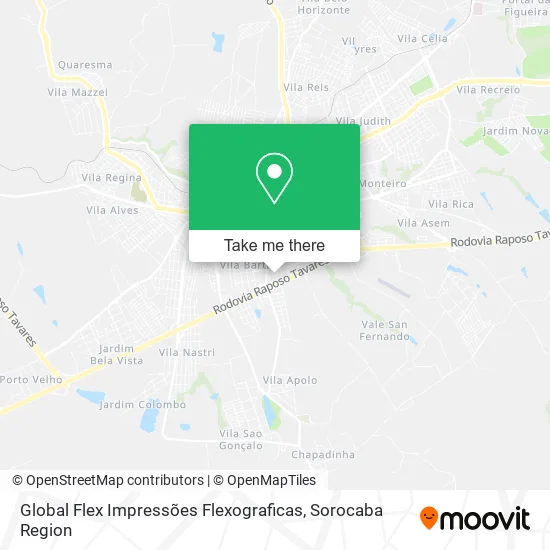 Global Flex Impressões Flexograficas map