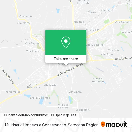 Multiserv Limpeza e Conservacao map