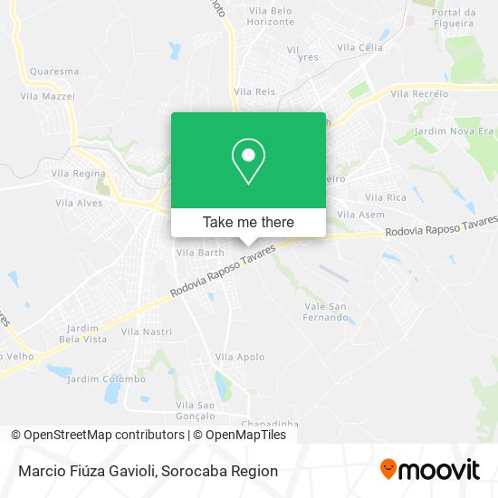 Marcio Fiúza Gavioli map