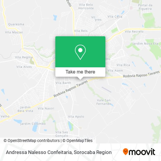 Andressa Nalesso Confeitaria map