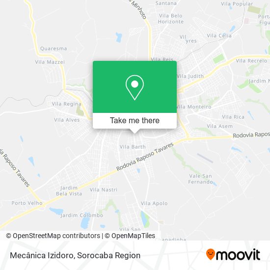 Mecânica Izidoro map