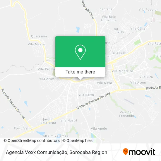 Agencia Voxx Comunicação map