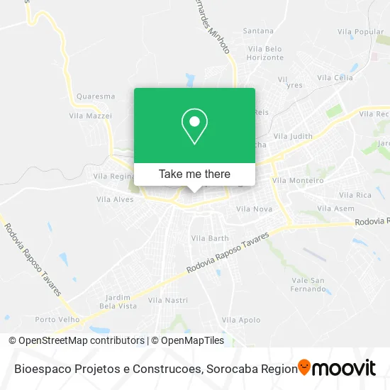 Bioespaco Projetos e Construcoes map
