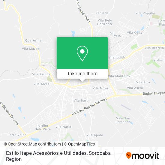 Estilo Itape Acessórios e Utilidades map
