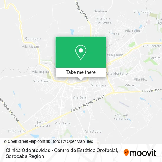 Clinica Odontovidas - Centro de Estética Orofacial map