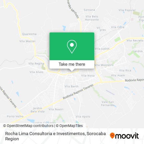 Rocha Lima Consultoria e Investimentos map