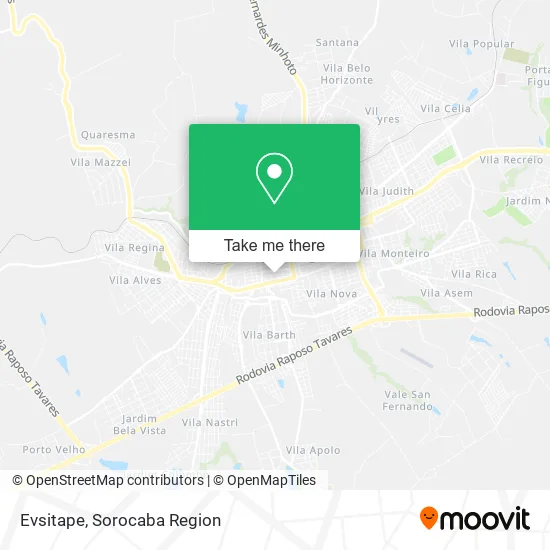 Evsitape map