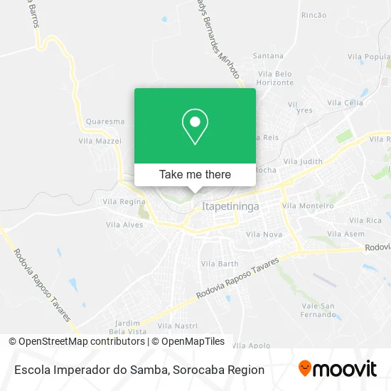 Escola Imperador do Samba map