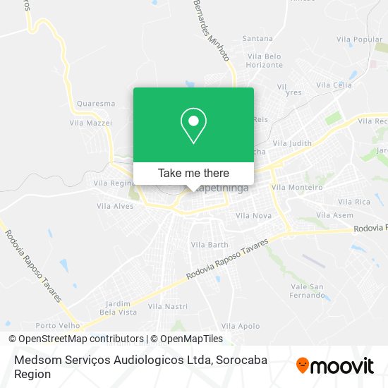 Mapa Medsom Serviços Audiologicos Ltda