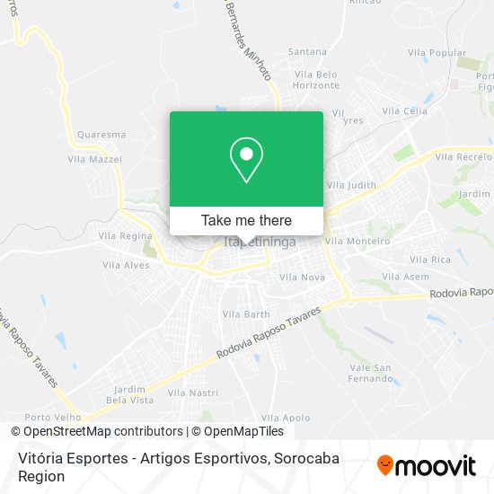 Vitória Esportes - Artigos Esportivos map