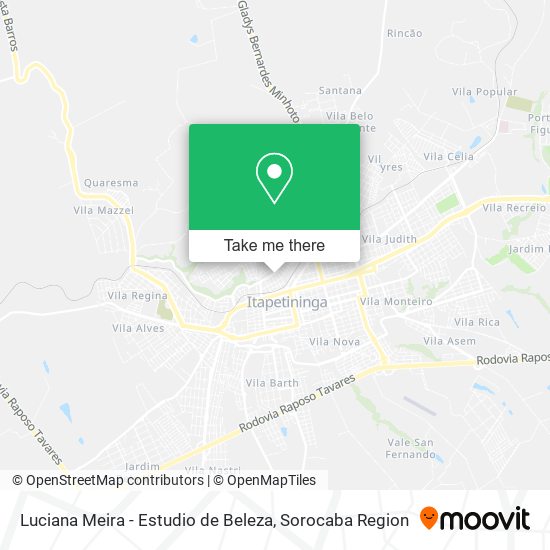 Luciana Meira - Estudio de Beleza map