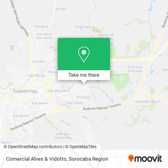 Comercial Alves & Vidotto map