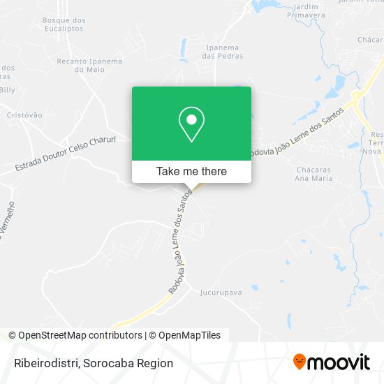 Ribeirodistri map