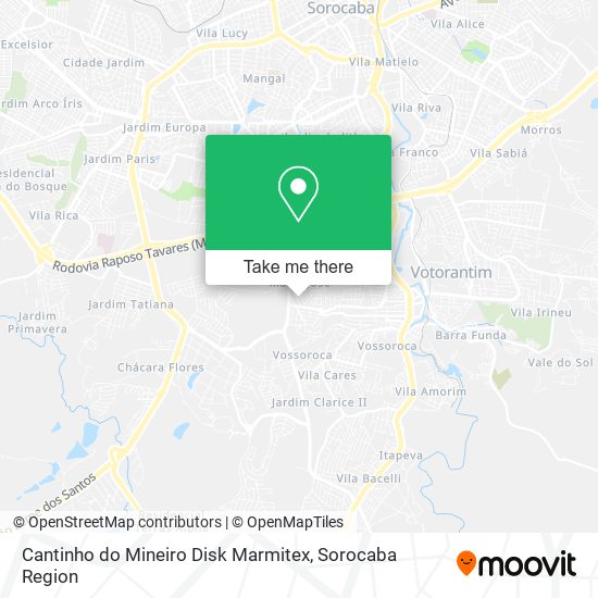 Cantinho do Mineiro Disk Marmitex map