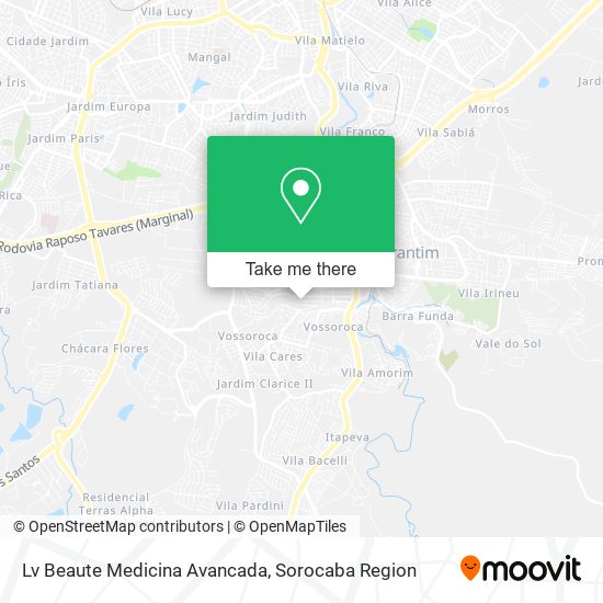 Lv Beaute Medicina Avancada map
