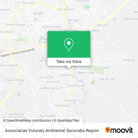 Associacao Vuturaty Ambiental map