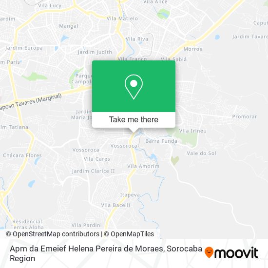 Apm da Emeief Helena Pereira de Moraes map