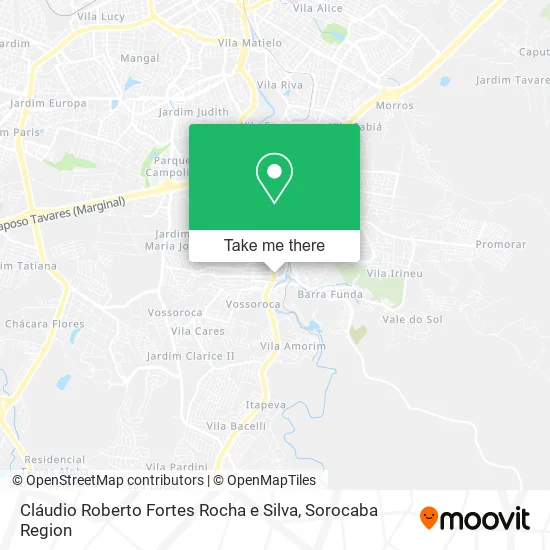 Cláudio Roberto Fortes Rocha e Silva map