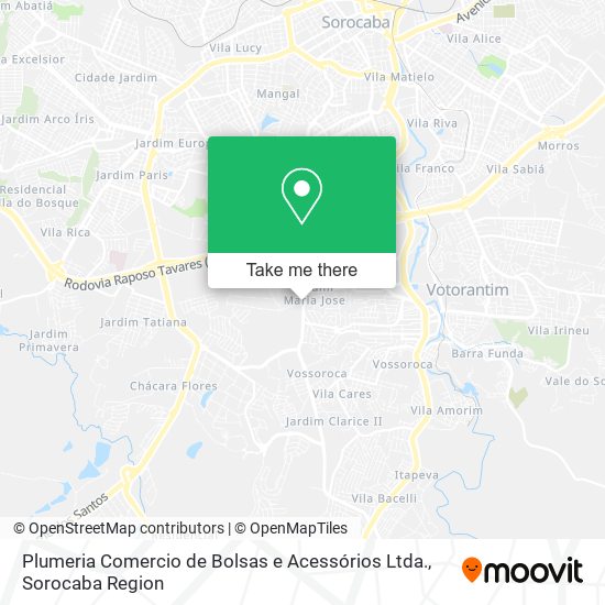Plumeria Comercio de Bolsas e Acessórios Ltda. map