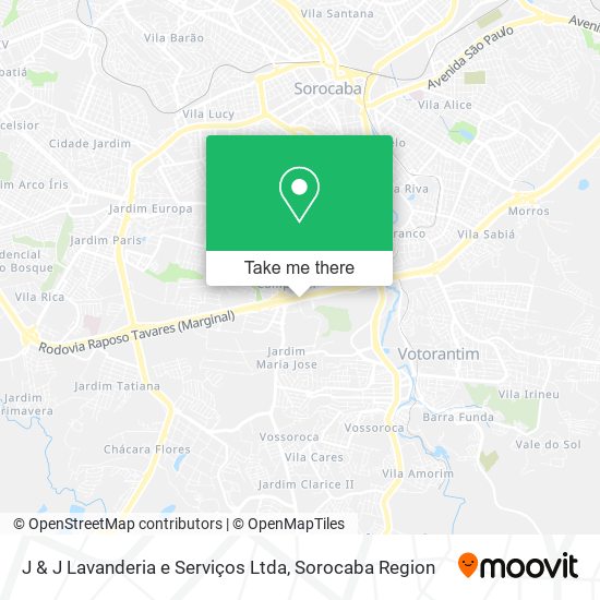 J & J Lavanderia e Serviços Ltda map