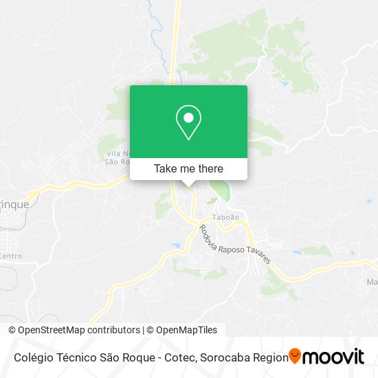 Colégio Técnico São Roque - Cotec map