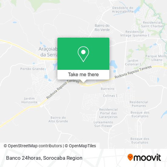 Banco 24horas map