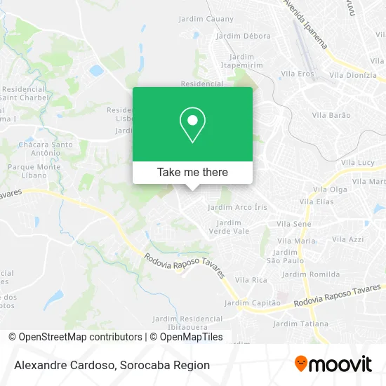 Alexandre Cardoso map