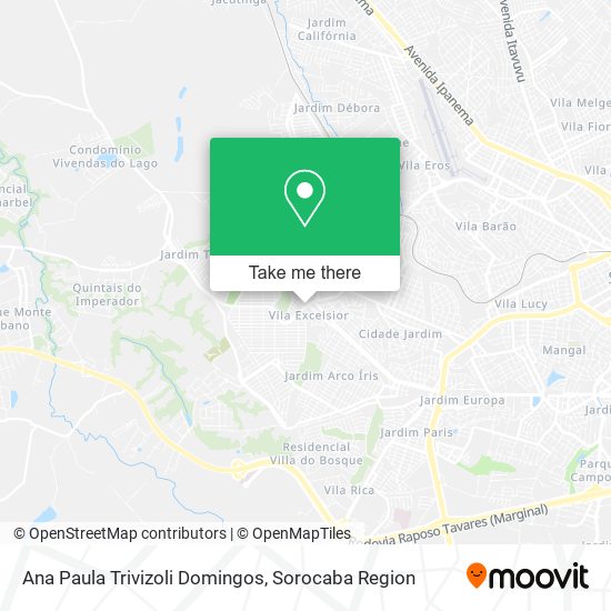 Ana Paula Trivizoli Domingos map