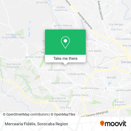 Mercearia Fidélis map