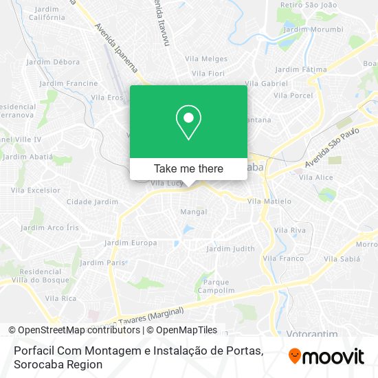 Porfacil Com Montagem e Instalação de Portas map