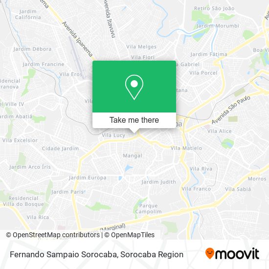 Fernando Sampaio Sorocaba map